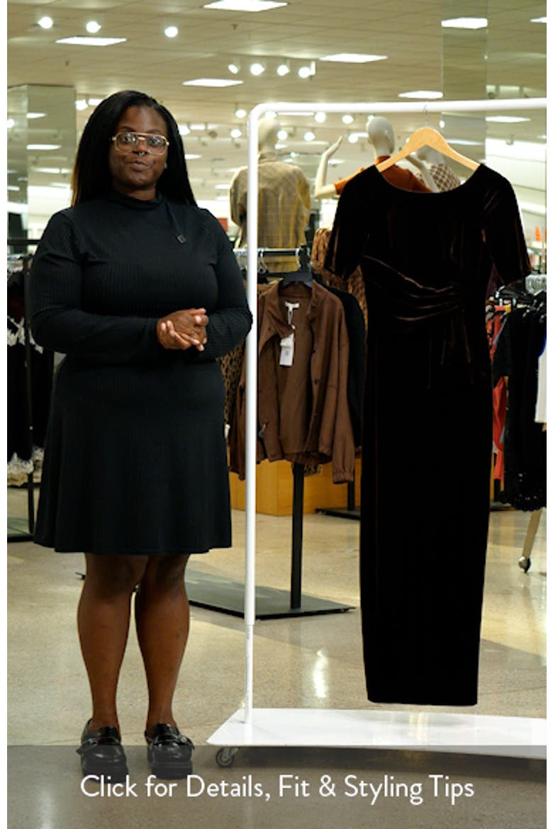 Stretch Velvet Gown video