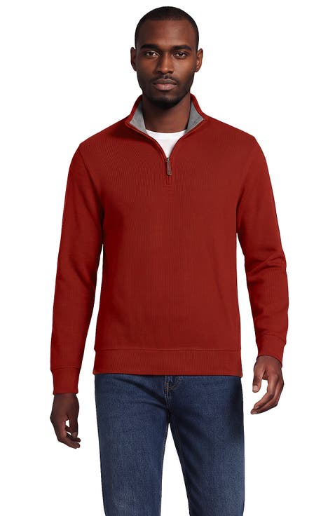 Bedford Rib Quarter Zip Pullover Sweater