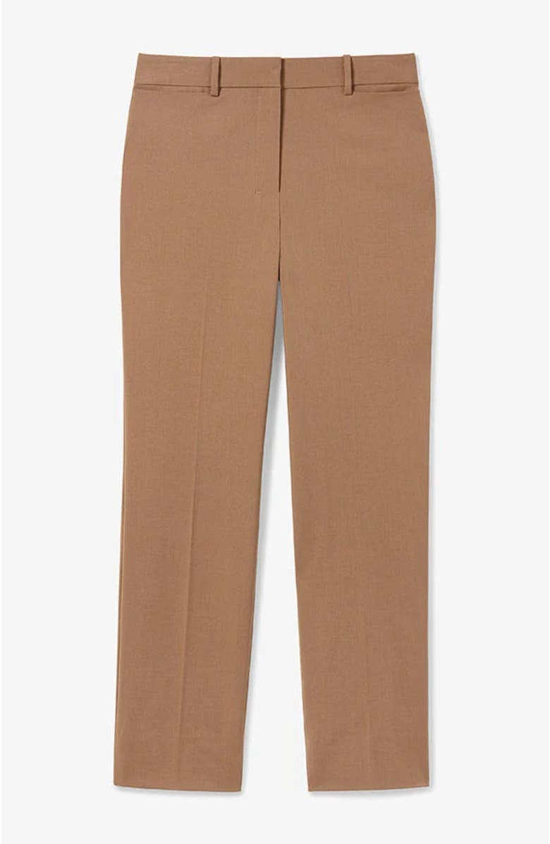 M.M.LaFleur Smith Italian Wool Twill Straight Trouser, Alternate, color, Saddle