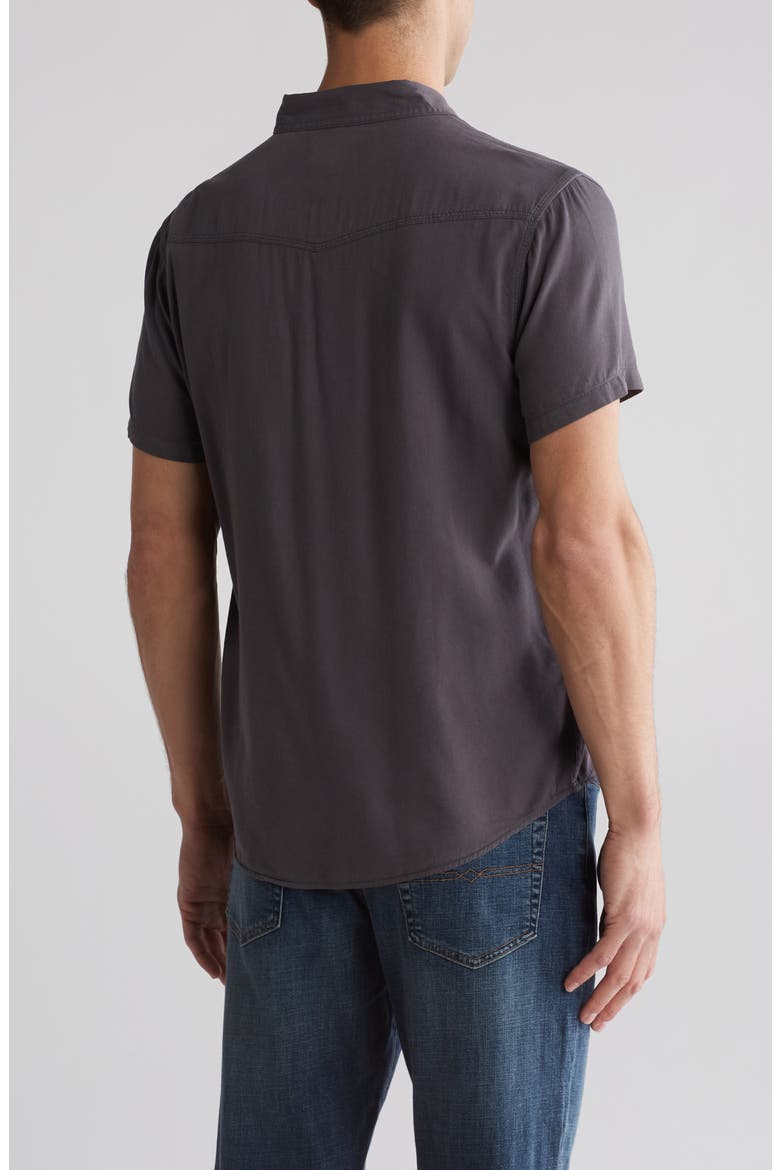 Western Short Sleeve Shirt, Alternate, color, BLACKENED PEARL