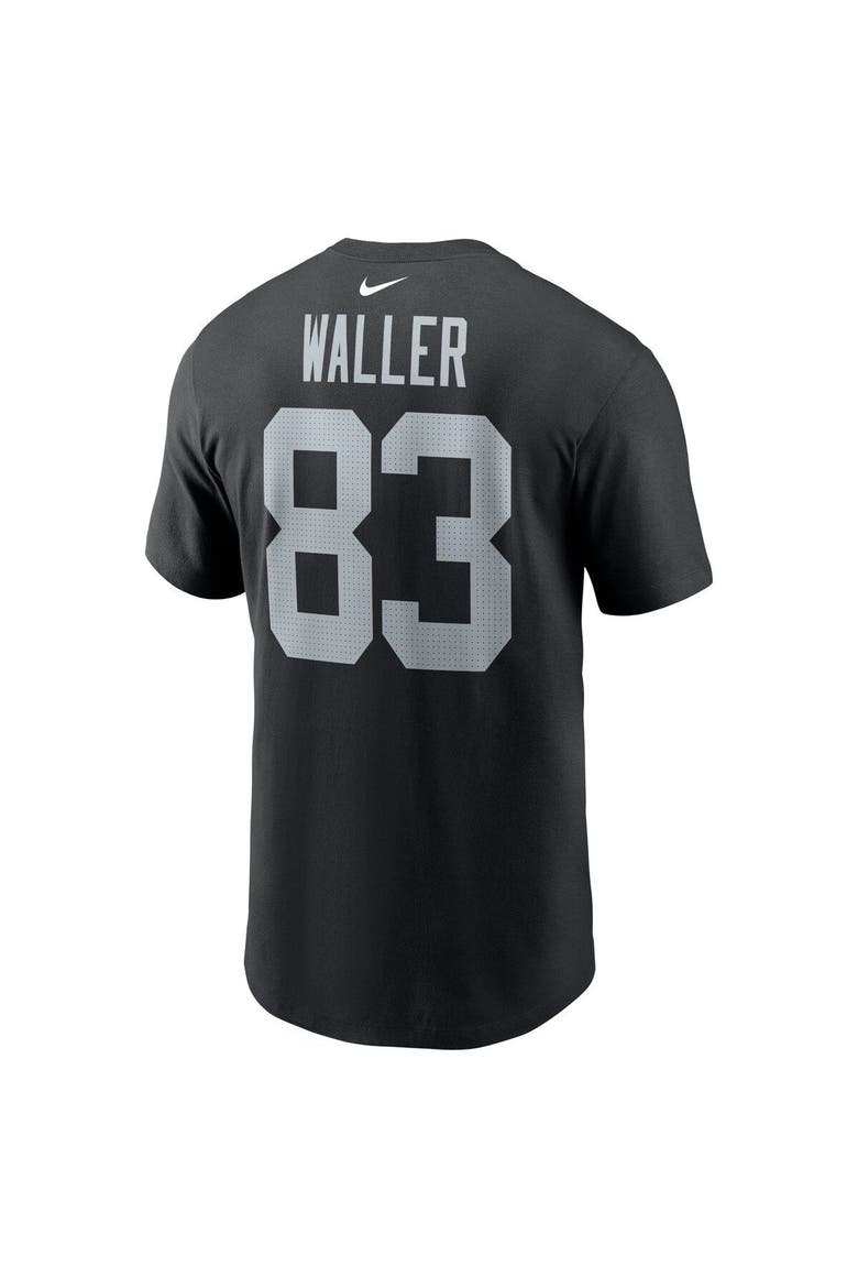 Men's Nike Darren Waller  Black Las Vegas Raiders  Player Name & Number T-Shirt, Alternate, color, Black