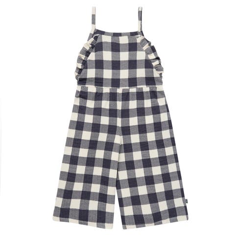 Girls' Ruffle Wide Leg Romper