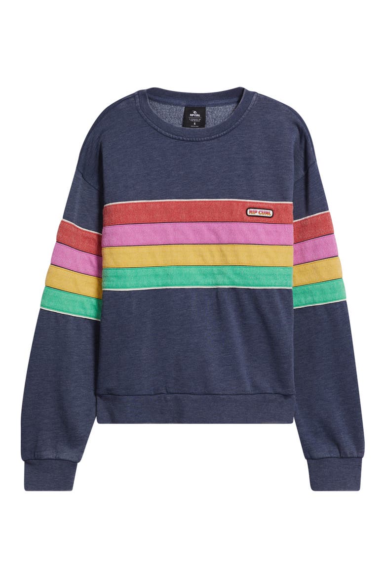 Surf Revival Relaxed Sweatshirt, Alternate, color, DARK NAVY