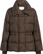 Vince Quilted Stand Collar Down Puffer Jacket