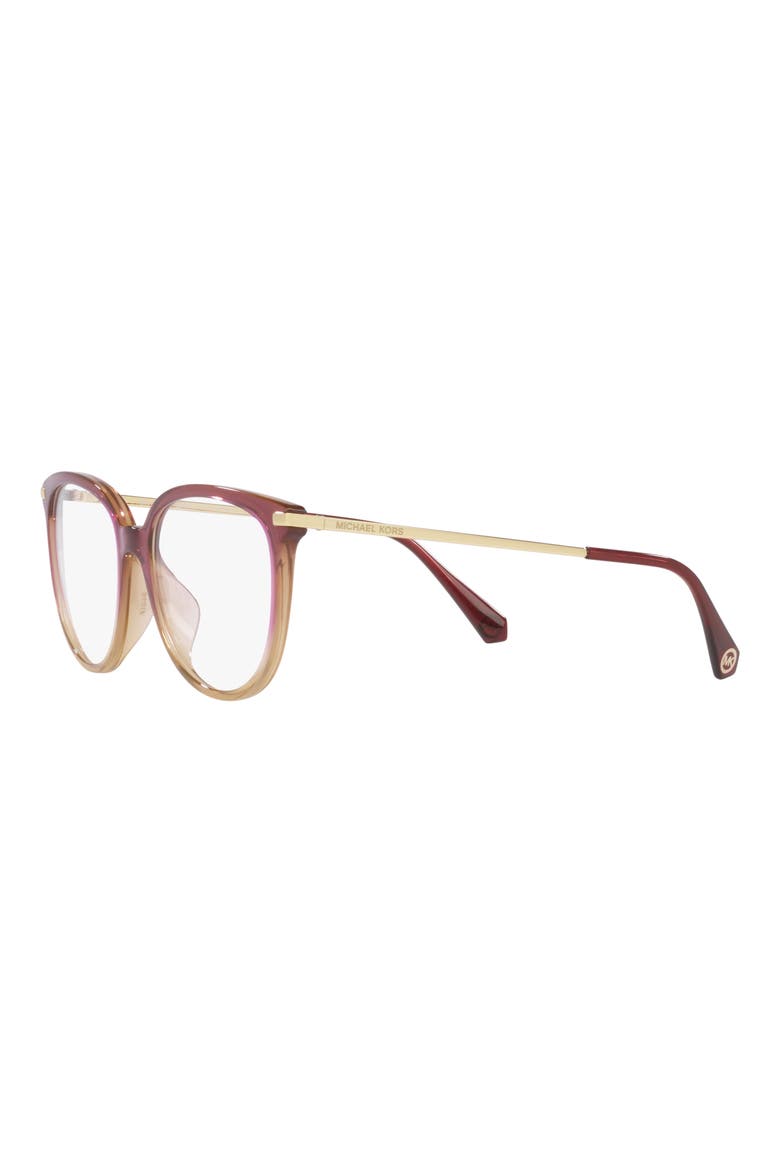 Westport 54mm Round Optical Glasses, Alternate, color, ROSE