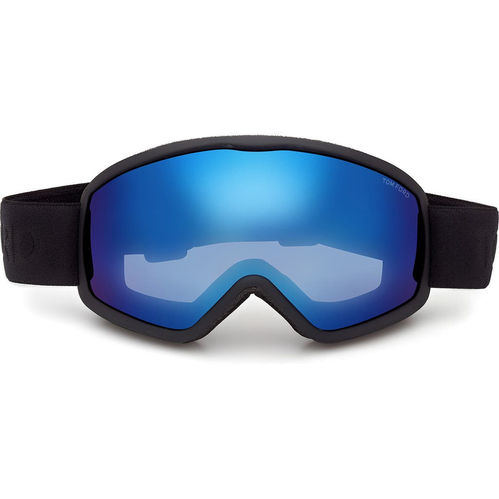 Tom Ford Mirrored Ski Mask In Black