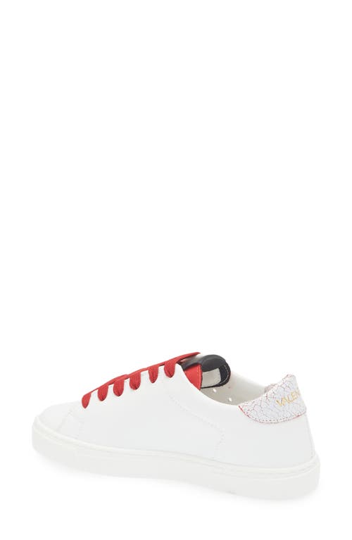 Valentino By Mario Valentino Laura Low Top Sneaker In White