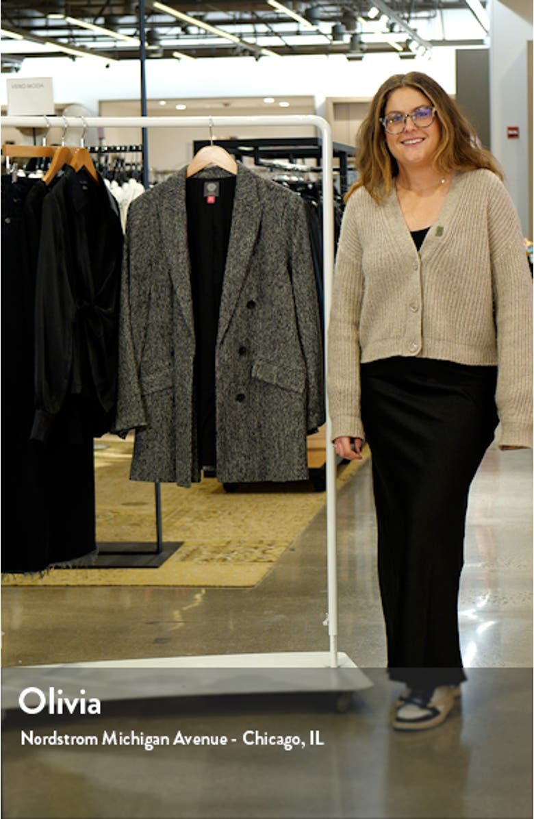 Herringbone Double Breasted Blazer, sales video thumbnail