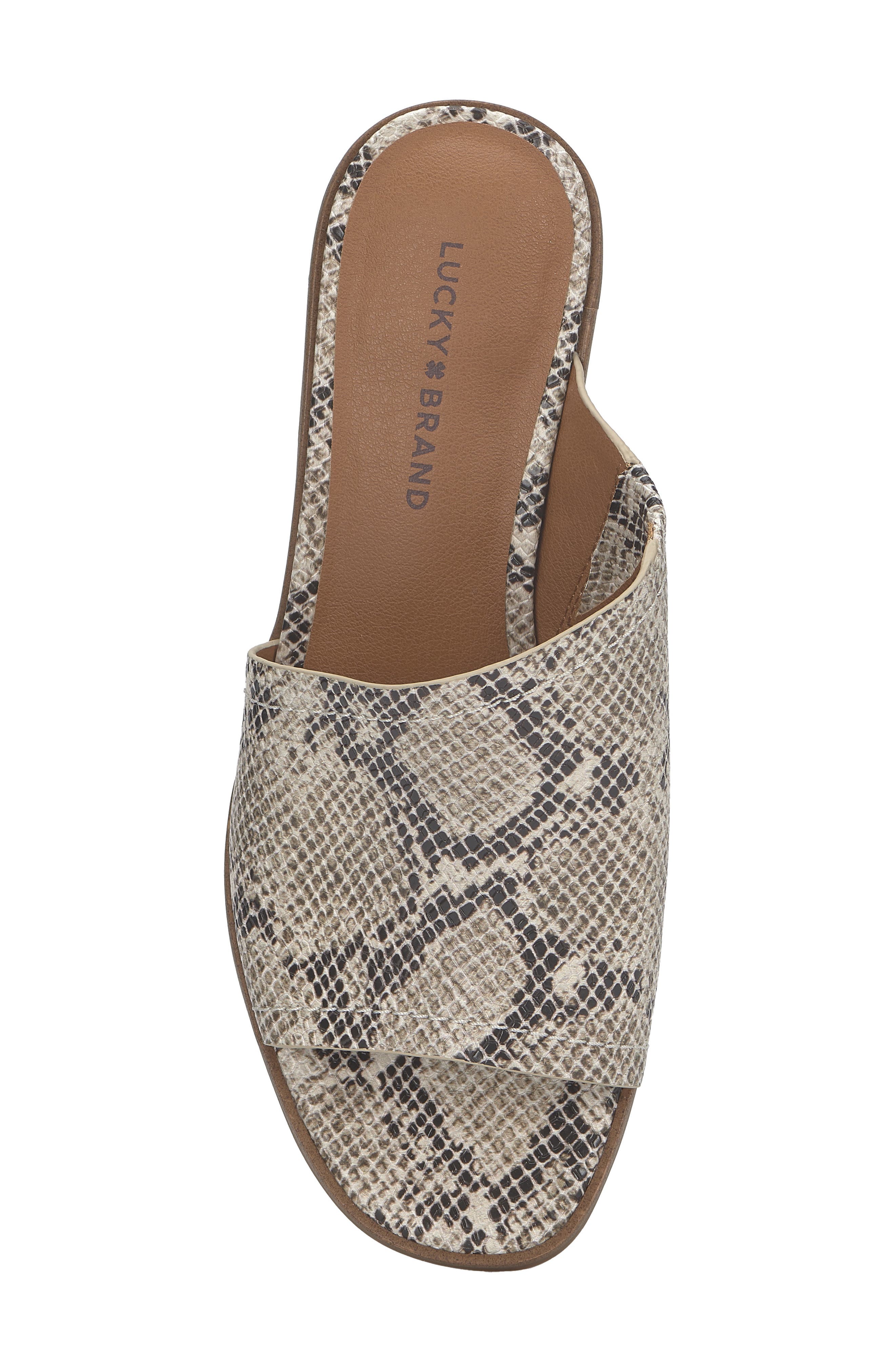 Lerkie Block Heel Sandal, Alternate, color, NATURAL MULTI CLEO SNAKE