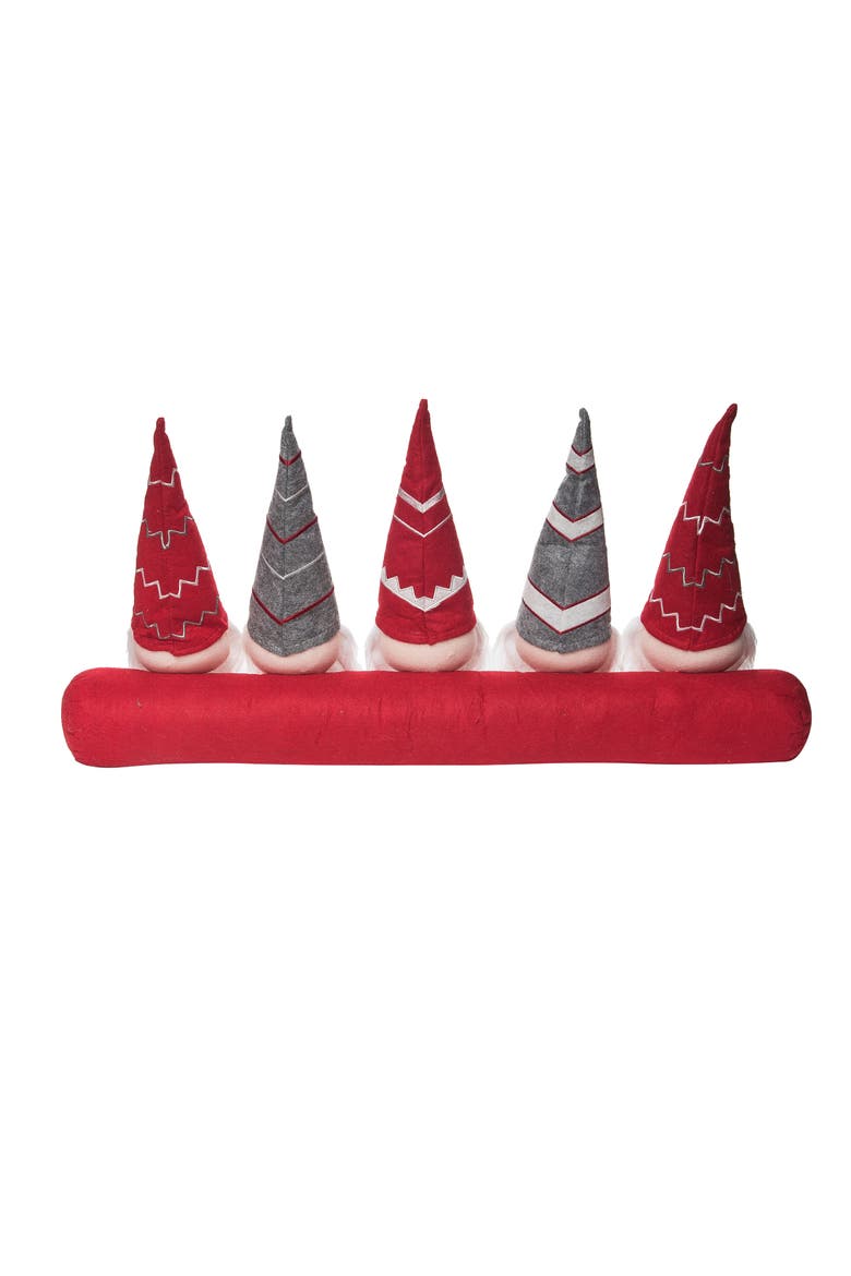 Multicolor Christmas PGnome Draft Dodger Festive Door Stopper, Alternate, color, Multicolored