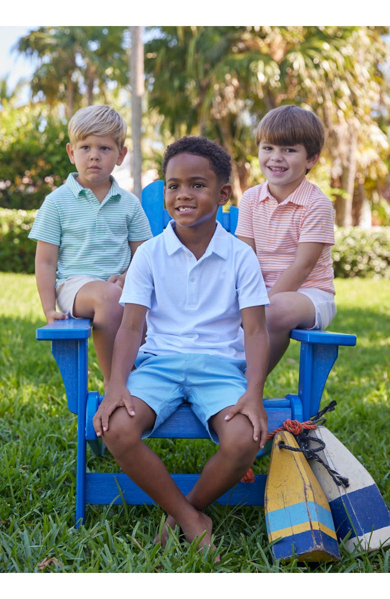 Little English Kids' Short Sleeve Polo, Alternate, color, White