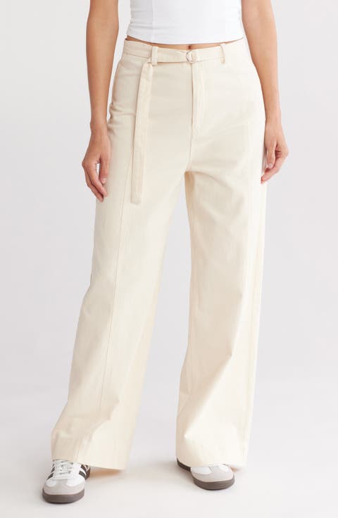 Relaxed Belted Trousers
