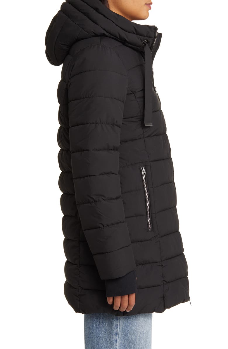 Lucky Brand Zip Front Clean Puffer Jacket, Alternate, color, 