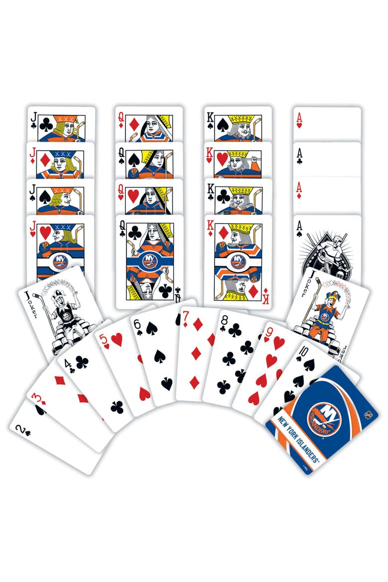 New York Islanders Playing Cards, Alternate, color, Multicolor