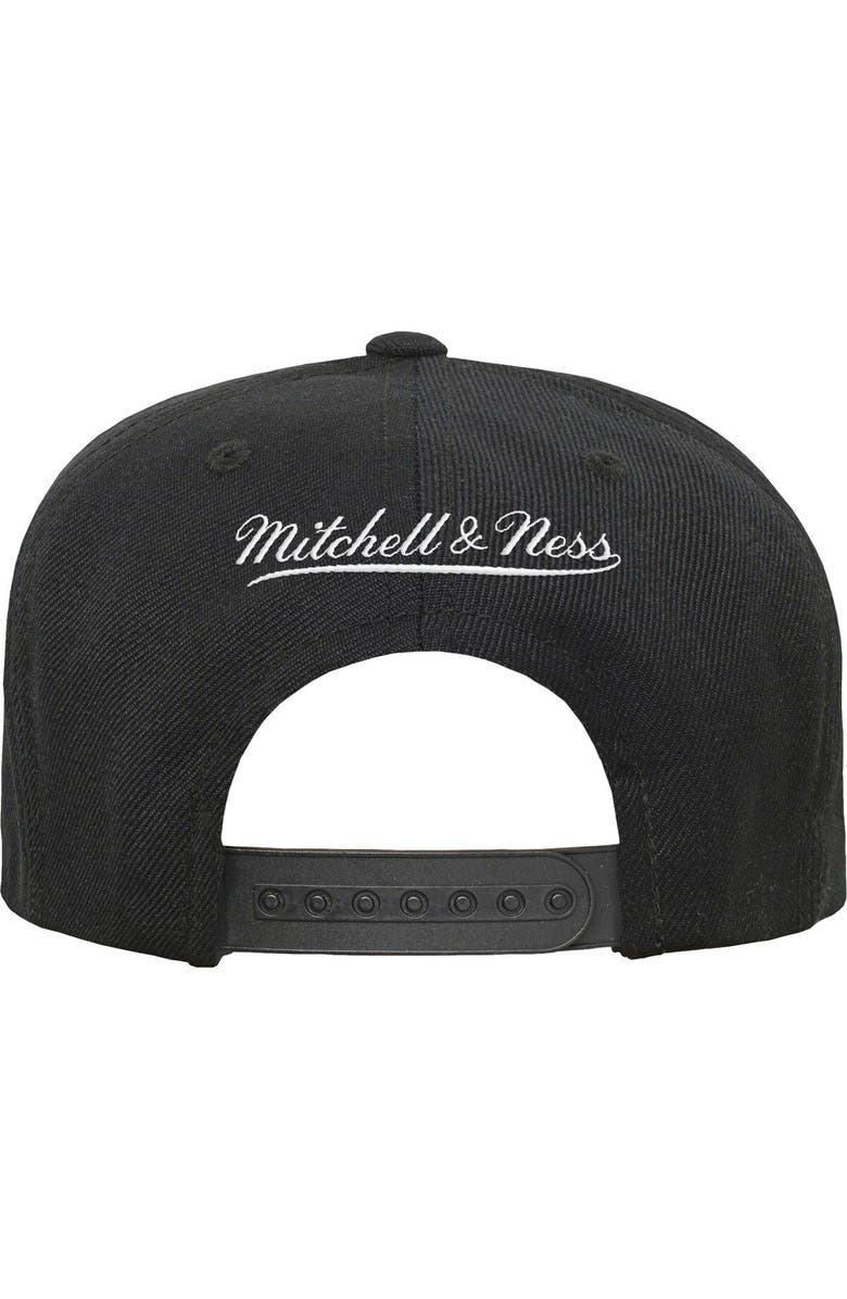 Mitchell & Ness Youth Mitchell & Ness Black Philadelphia Eagles Gridiron Classics Ground Snapback Hat, Alternate, color, Black