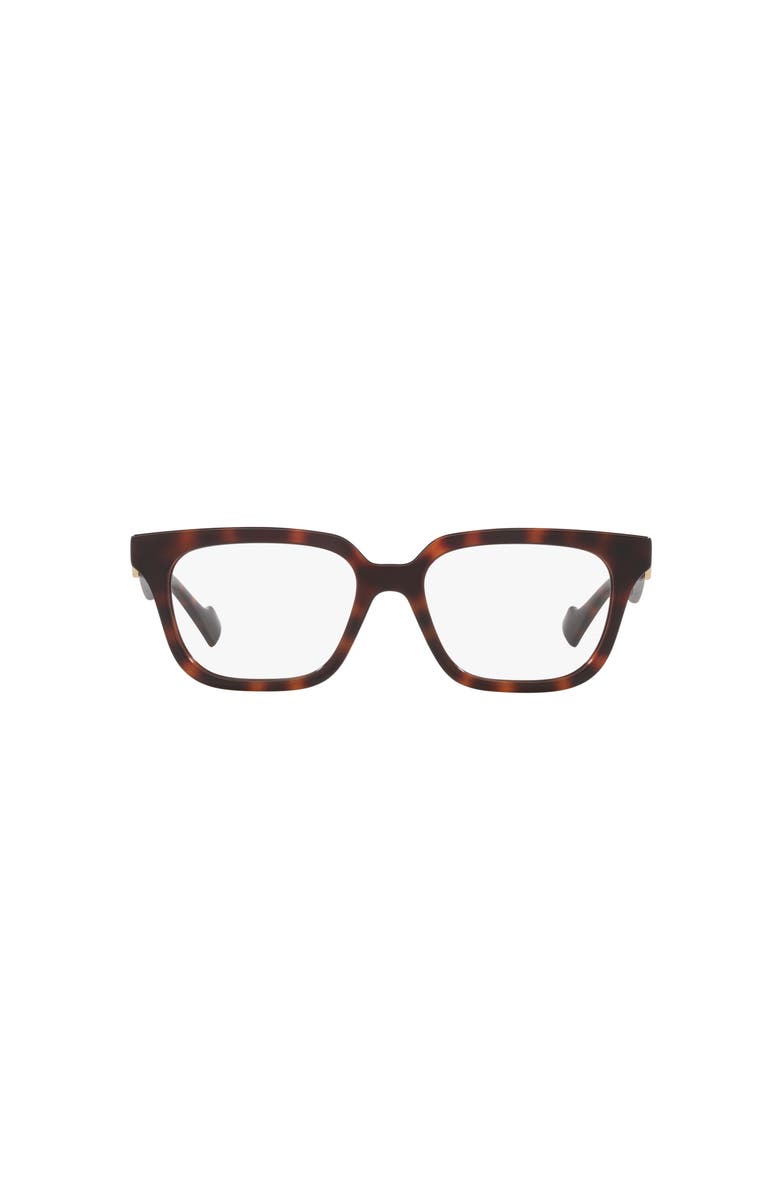 Gucci 53mm Cat Eye optical glasses, Alternate, color, Tortoise