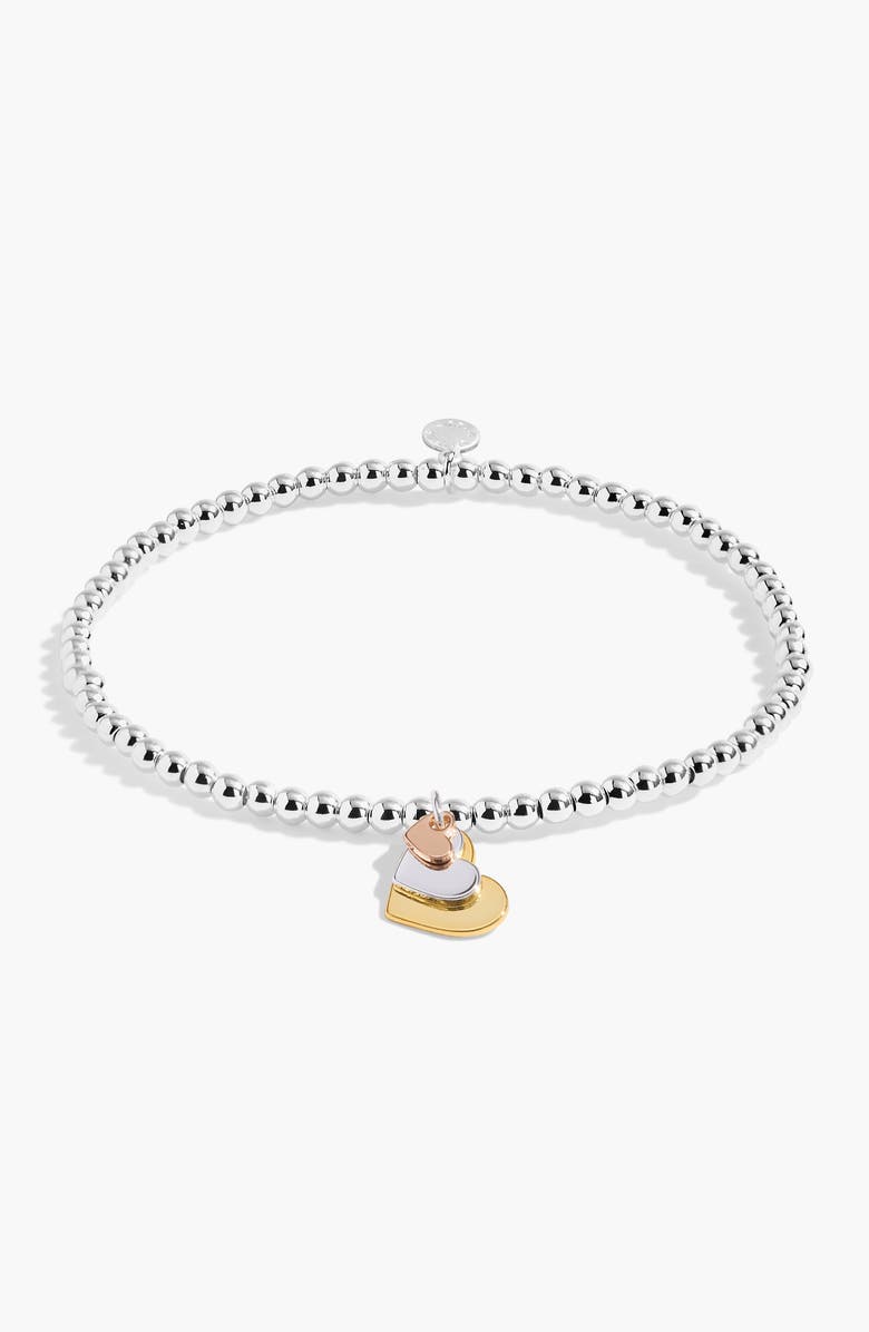 A Littles & Co A Little 'Three Generations' Bracelet In Silver, Gold-Tone, And Rose Gold-Tone Plating, Main, color, Metallic Silver