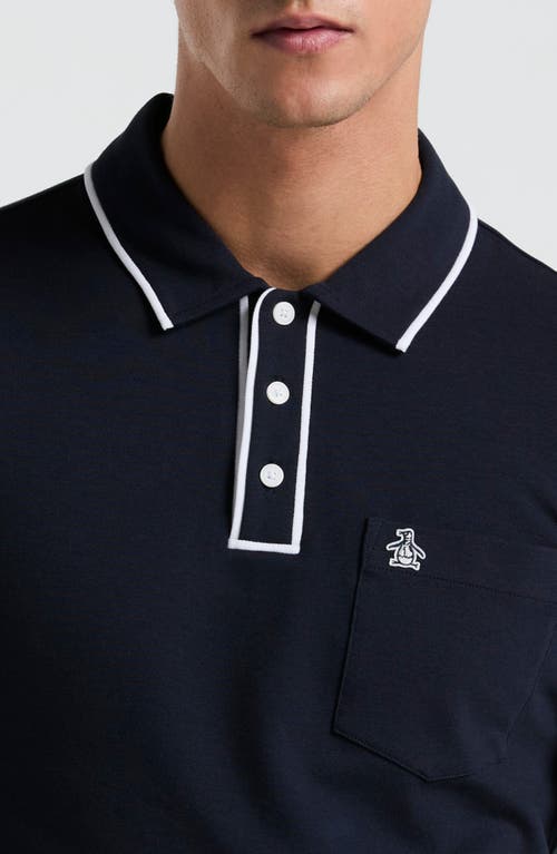 Original Penguin Men's Earl Pique Polo Shirt In Blue