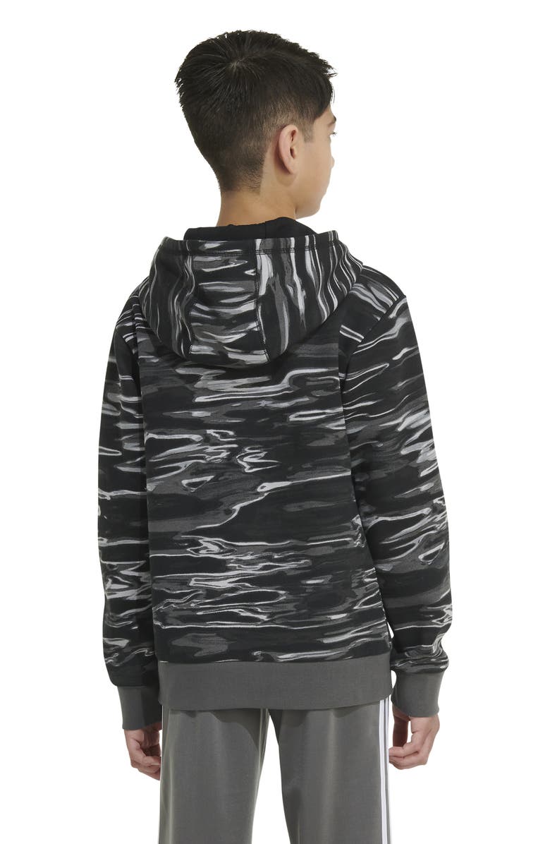 adidas Kids' Liquid Camo Pullover Hoodie, Alternate, color, 