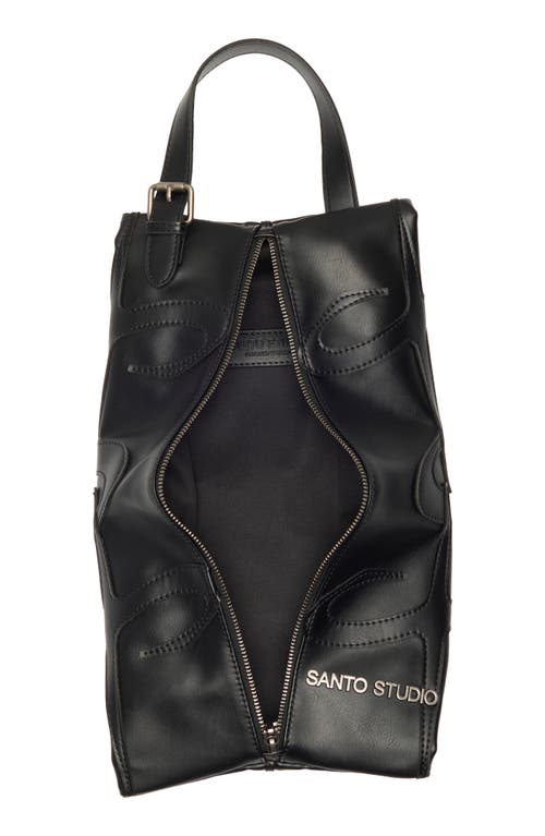 Santo Studio S Patch Shoe Tote In Black