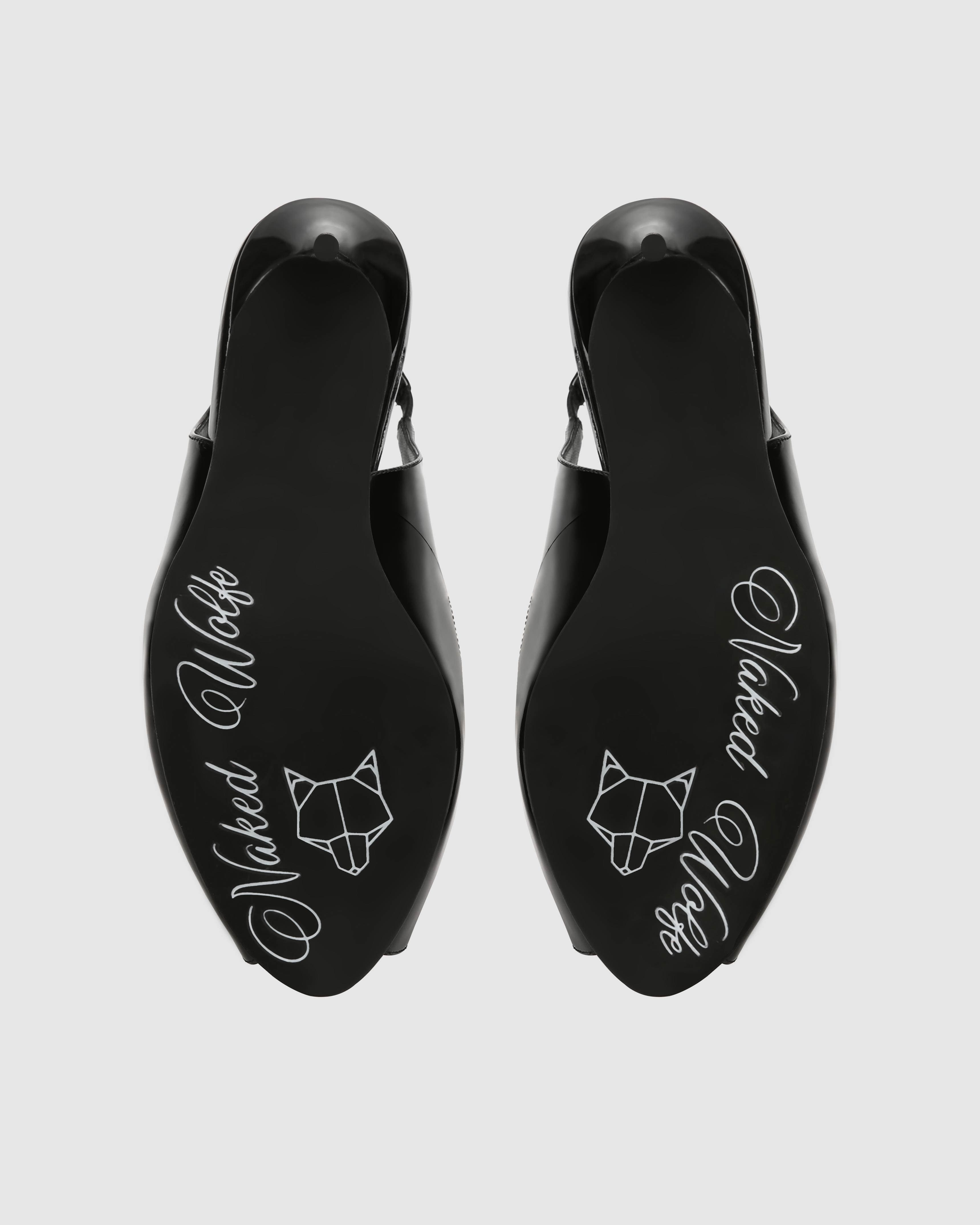 Naked Wolfe River Heels, Alternate, color, Black