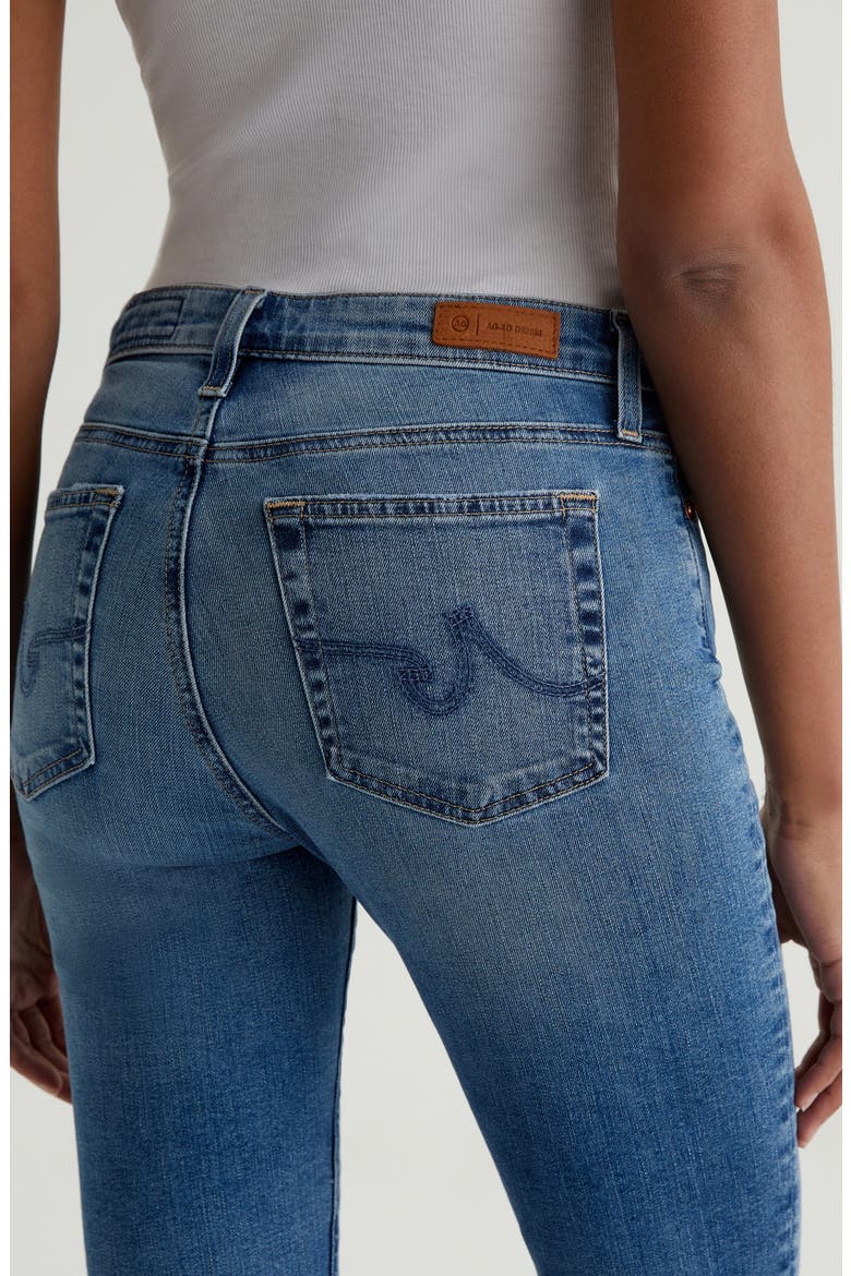 Mari Mid Rise Ankle Slim Straight Leg Jeans, Alternate, color, 13 YEARS REIGN