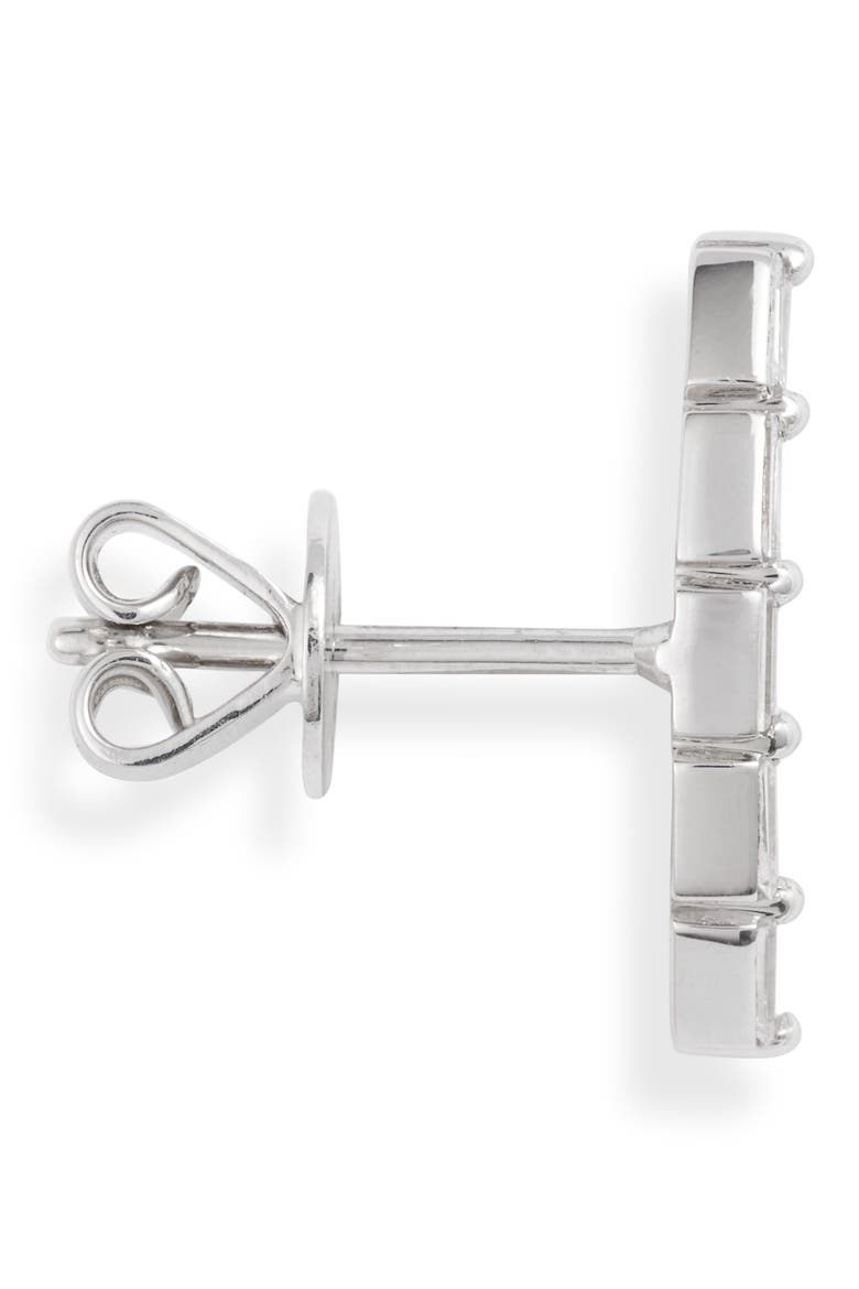 Sadie Diamond Stud Earrings, Alternate, color, WHITE GOLD/ DIAMOND