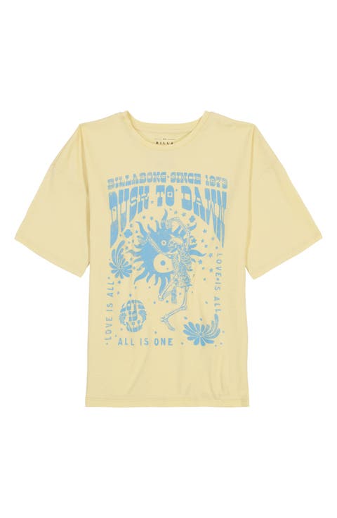 Kids' Dusk To Dawn Oversize Cotton Graphic T-Shirt (Big Kid)