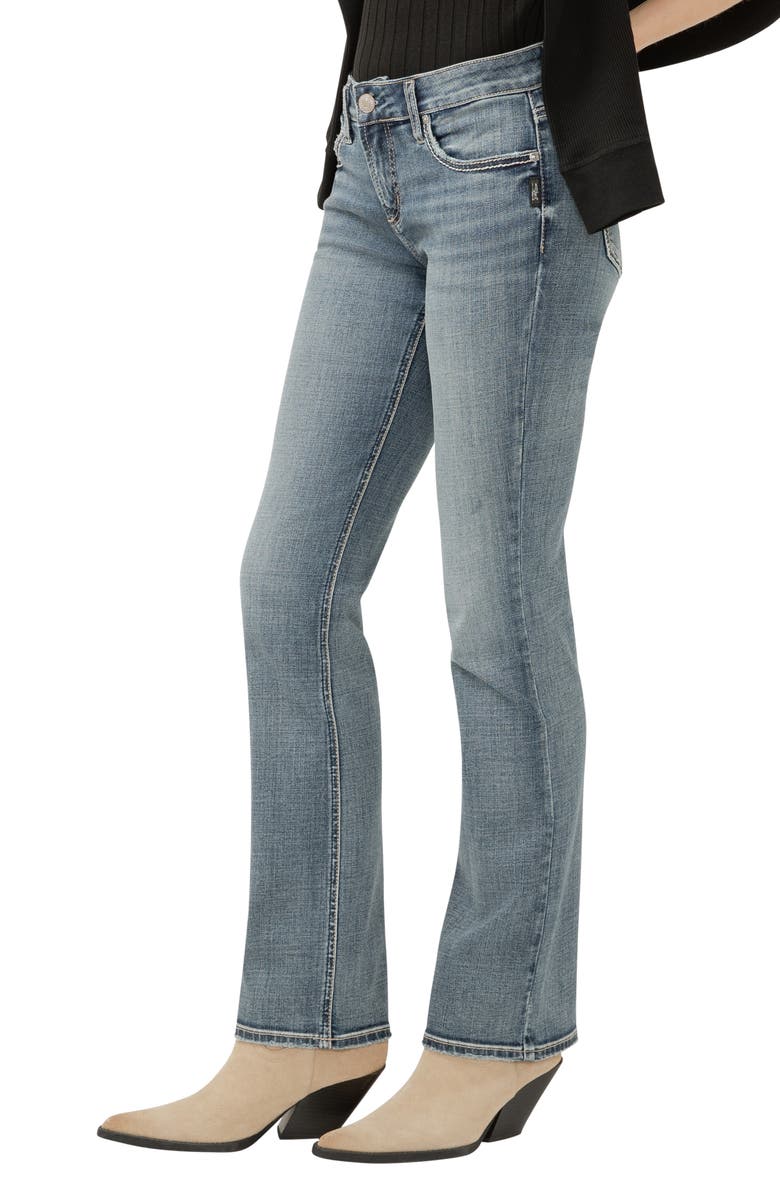 Silver Jeans Co. Elyse Slim Straight Leg Jeans, Alternate, color, Betty