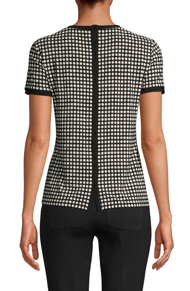 Anne Klein Dot Knit Top, Alternate, color, 