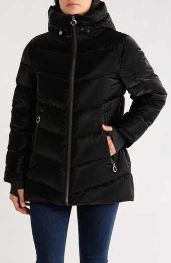 BCBGeneration Chevron Quilted Puffer Jacket