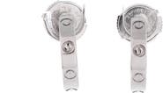 Pre-Owned Cartier Love Hoop Earrings 18K White Gold Small