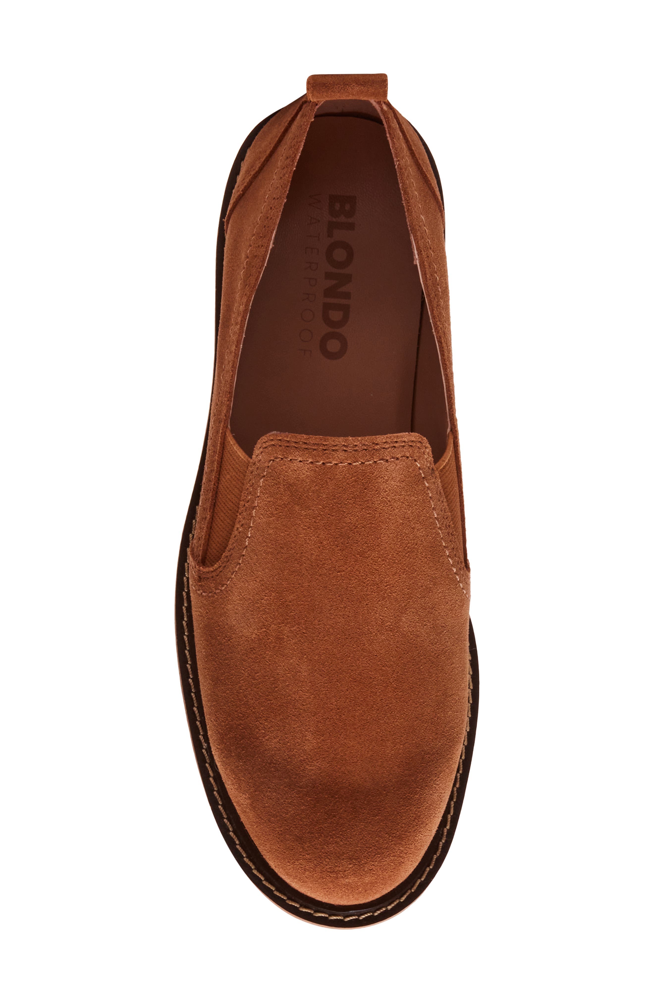 Phoebe Waterproof Slip-On, Alternate, color, TAN SUEDE