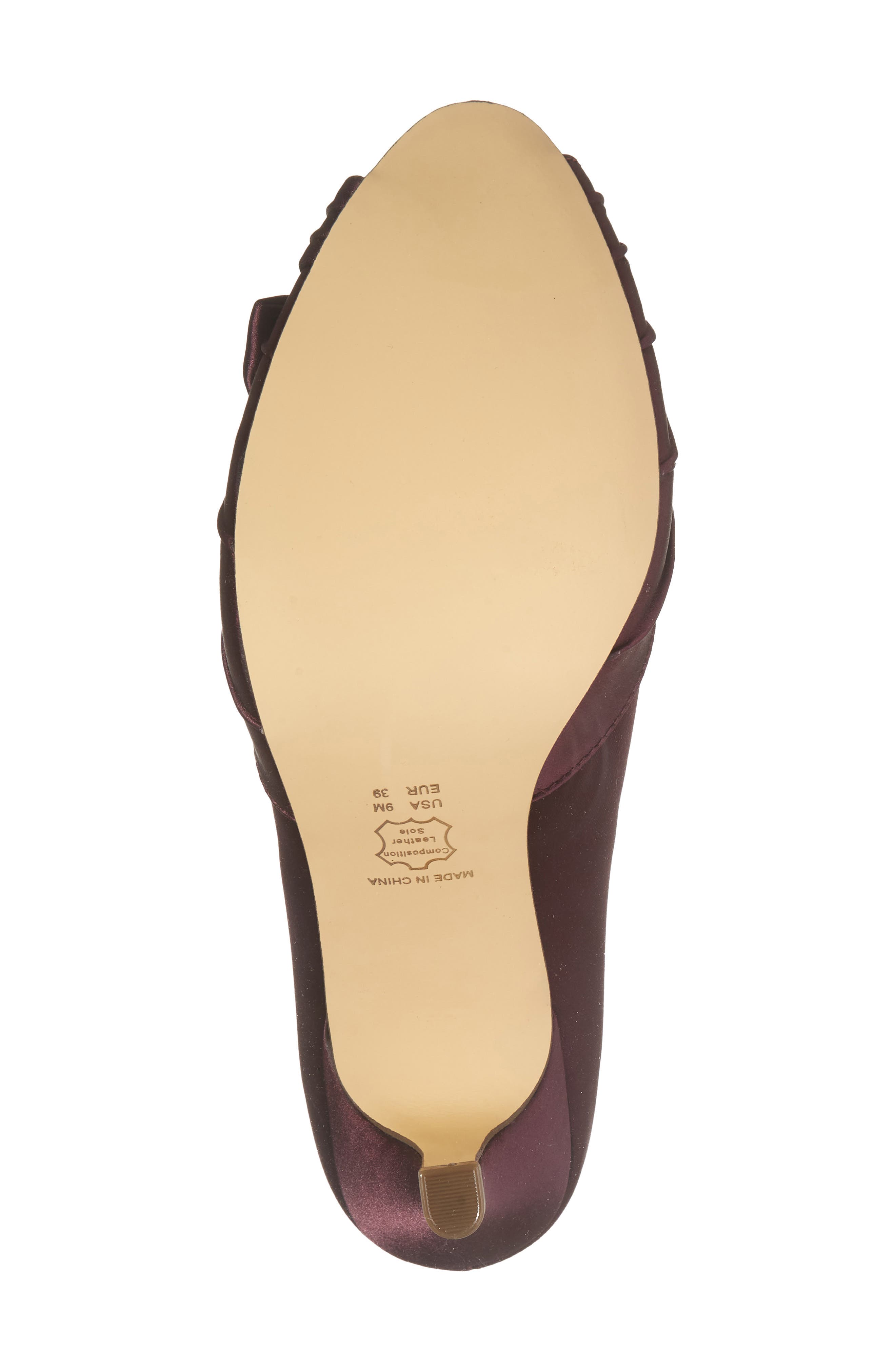 Florene Peep Toe Pump, Alternate, color, BORDEAUX