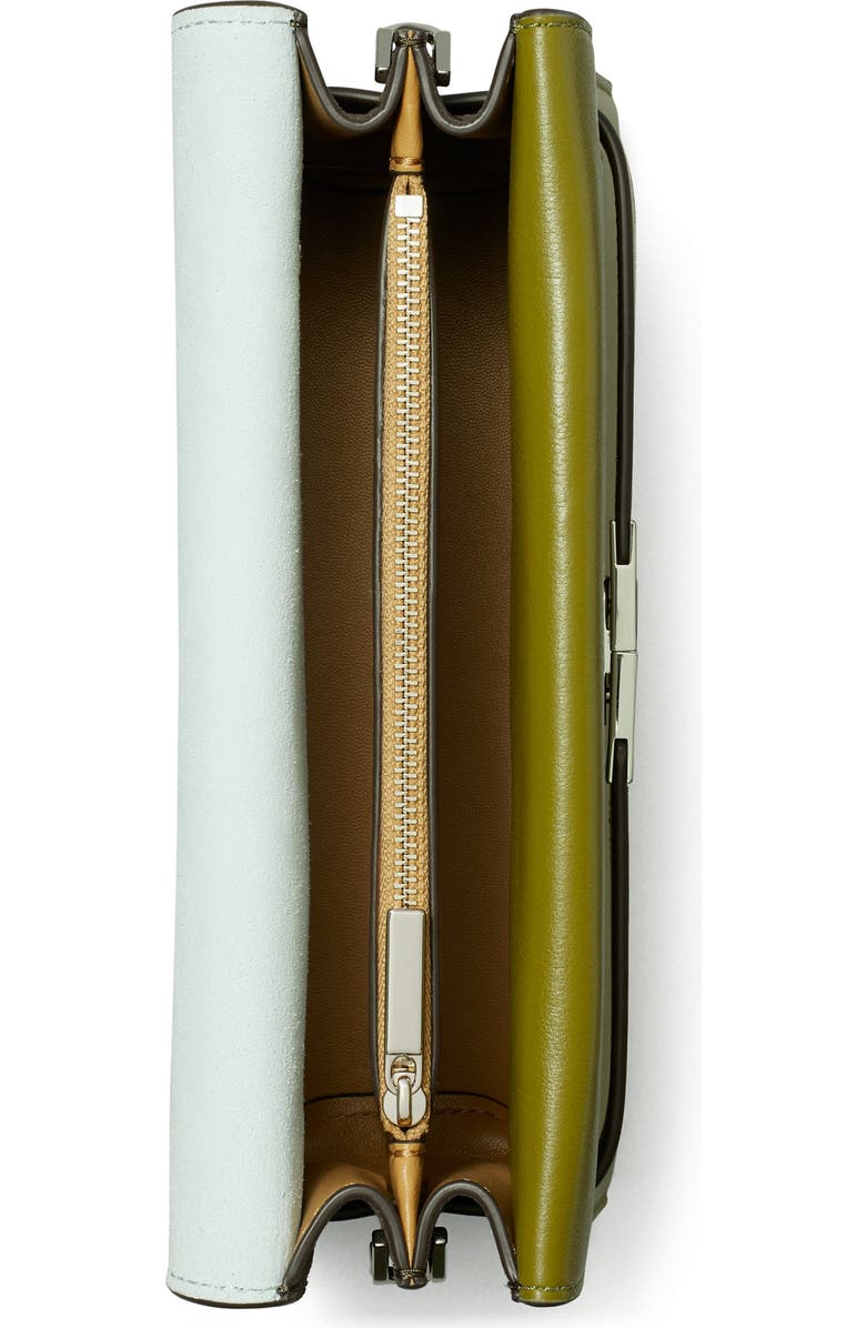 Tory Burch Lee Radziwill Leather Shoulder Bag, Alternate, color,