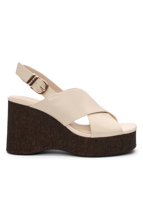 Sanctuary Nouveau Platform Wedge Sandal In Eco Natural