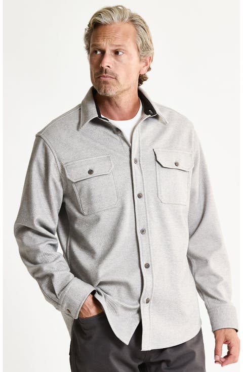 Poly Rayon Twill Overshirt