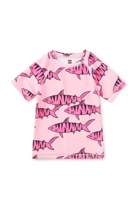 Short Sleeve Rash Guard (Toddler, Little Kid, Big Kid)