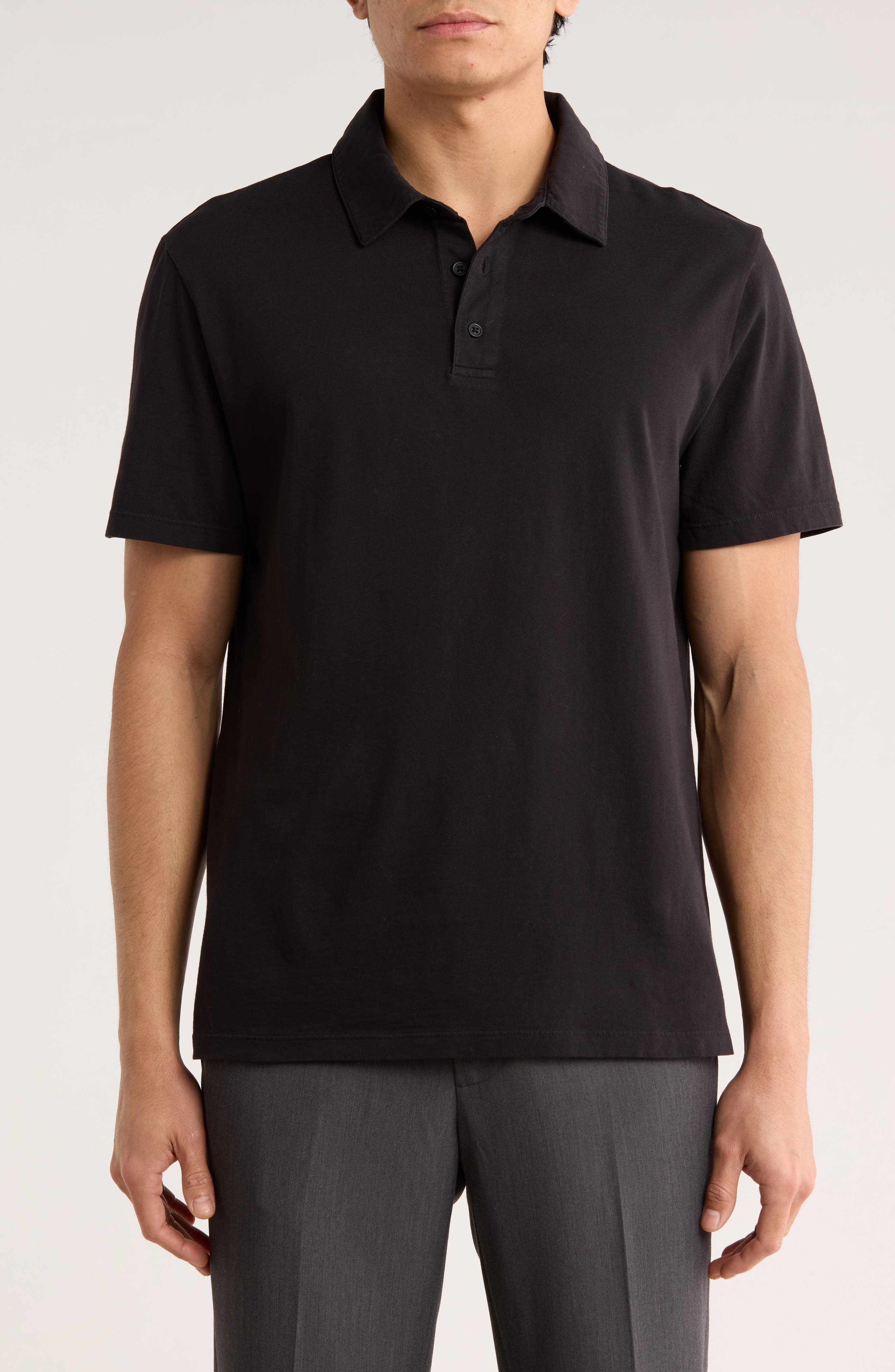 Vince Garment Dyed Cotton Polo