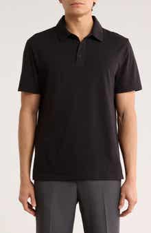 Vince Garment Dyed Cotton Polo