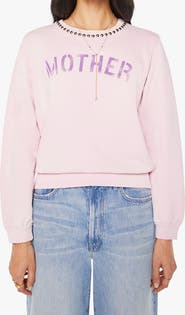 MOTHER The Camper Stud Sweatshirt