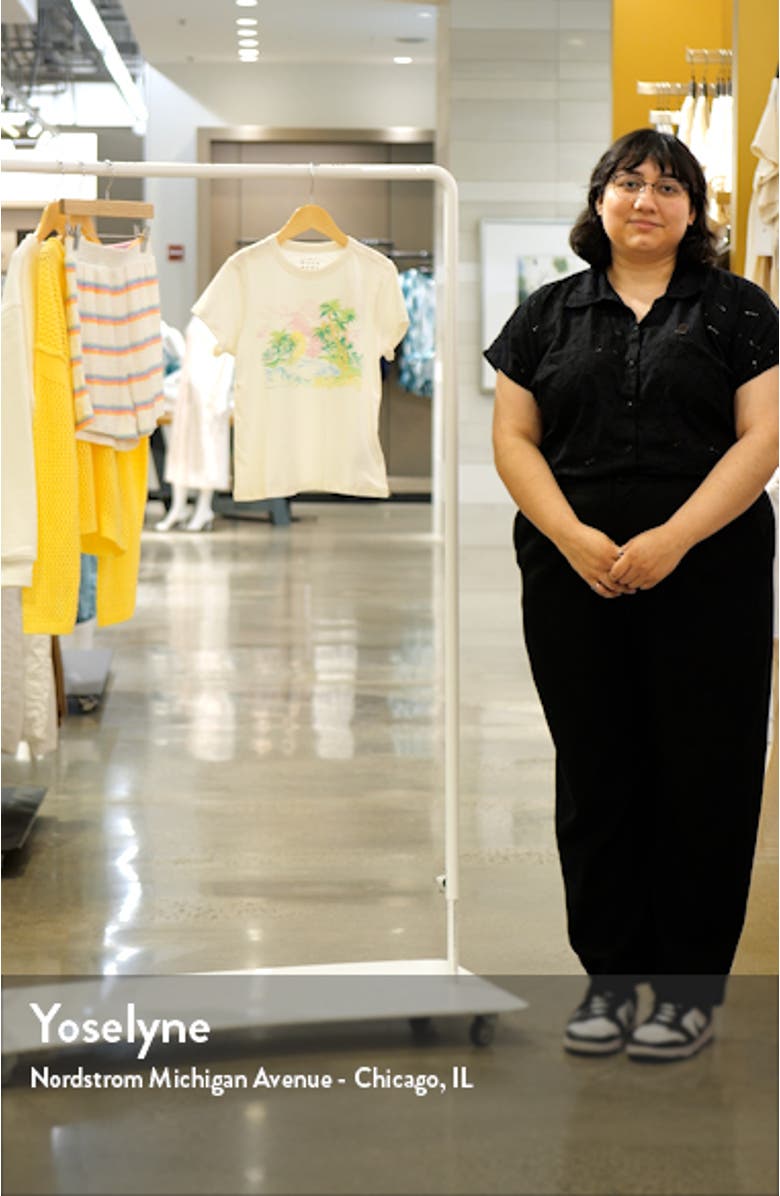 Kids' Beach Dream Cotton Crop Graphic T-Shirt, sales video thumbnail