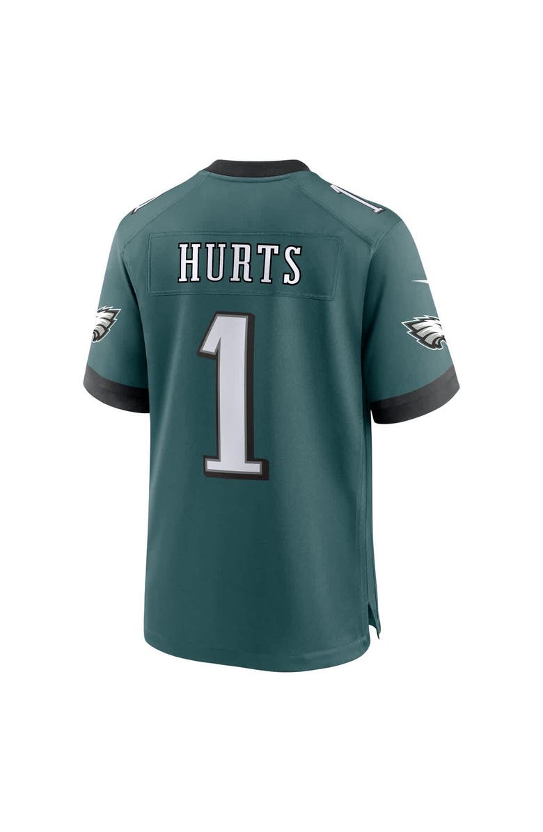 Nike Men's Nike Jalen Hurts Midnight Green Philadelphia Eagles Super Bowl LIX Game Player Jersey, Alternate, color, 