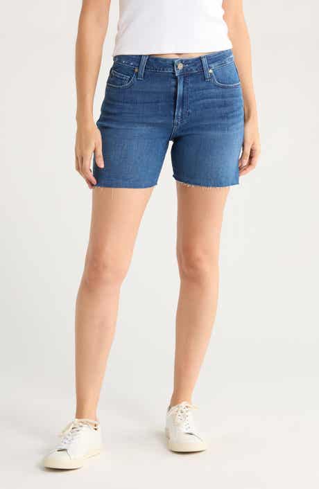 PAIGE Sarah Raw Hem Cutoff Shorts