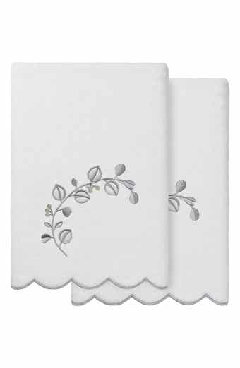 2-Piece Wild Branch Turkish Cotton Bath Towel Set