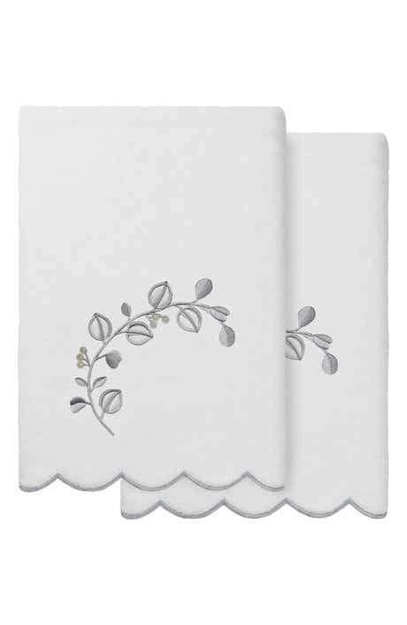 2-Piece Wild Branch Turkish Cotton Bath Towel Set