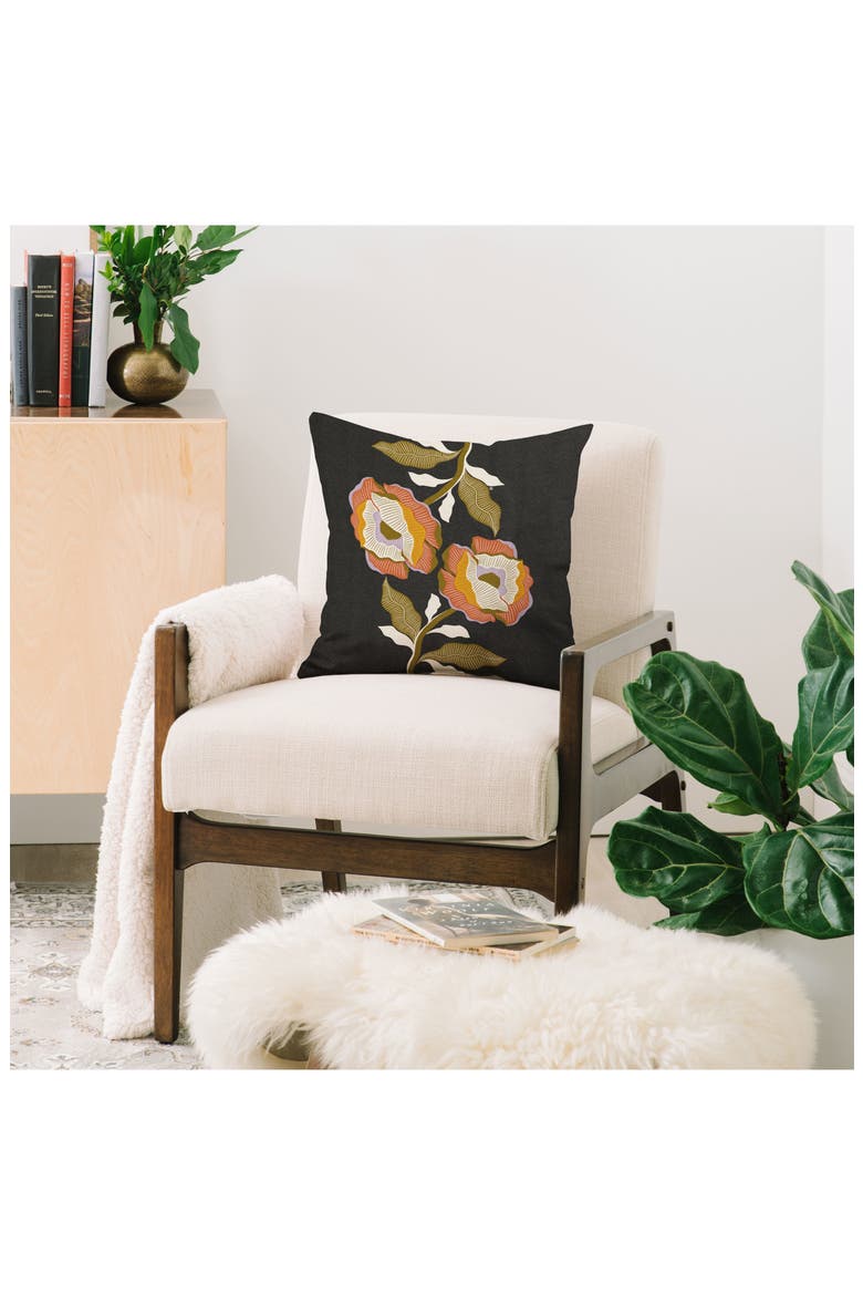 Together II Accent Pillow, Alternate, color, BLACK-WHITE