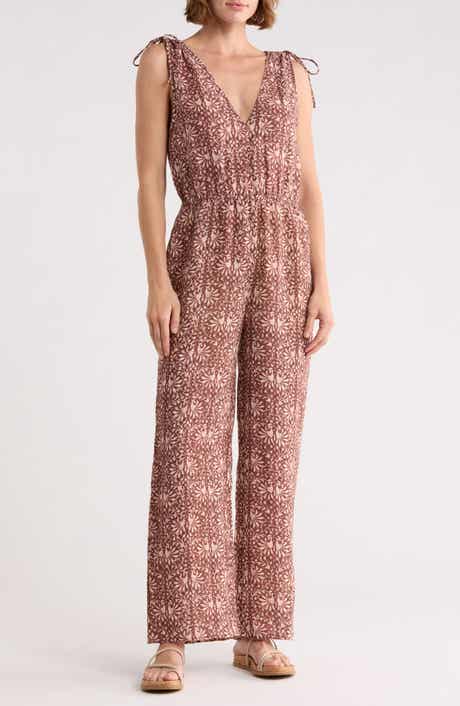 Faherty Jules Shoulder Tie Jumpsuit
