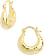 ARGENTO VIVO Boat Medium Hoop Earrings