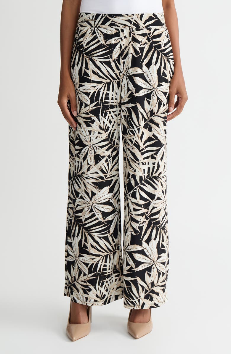 KASPER Pull-On Wide Leg Pants, Main, color, 